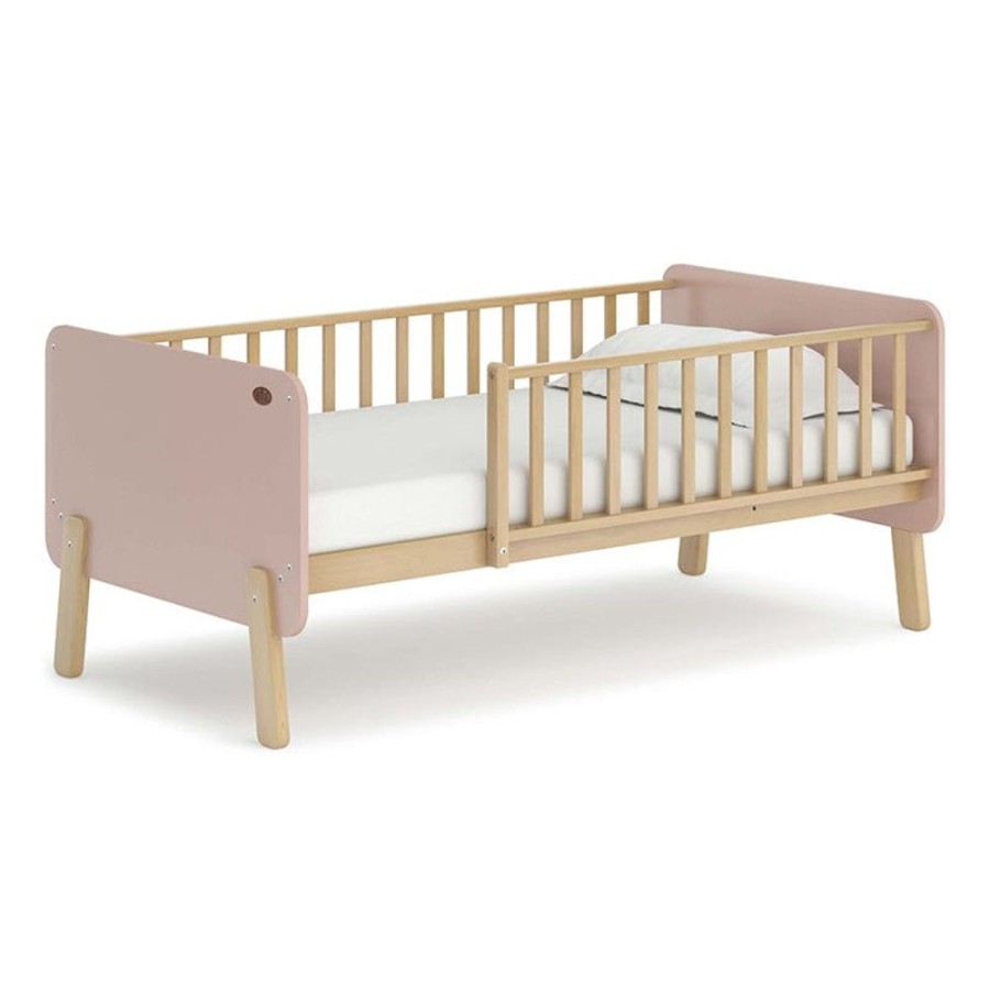 Nursery Furniture Boori Kids | Boori Natty Bedside Bed V23 And Mattress Package Cherry And Almond Cherry/Almond