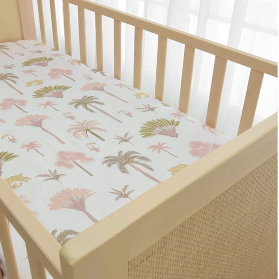 Shop Other Categories Lolli Living Bassinet & Cot Linen | Living Textiles Fitted Sheet Tropical