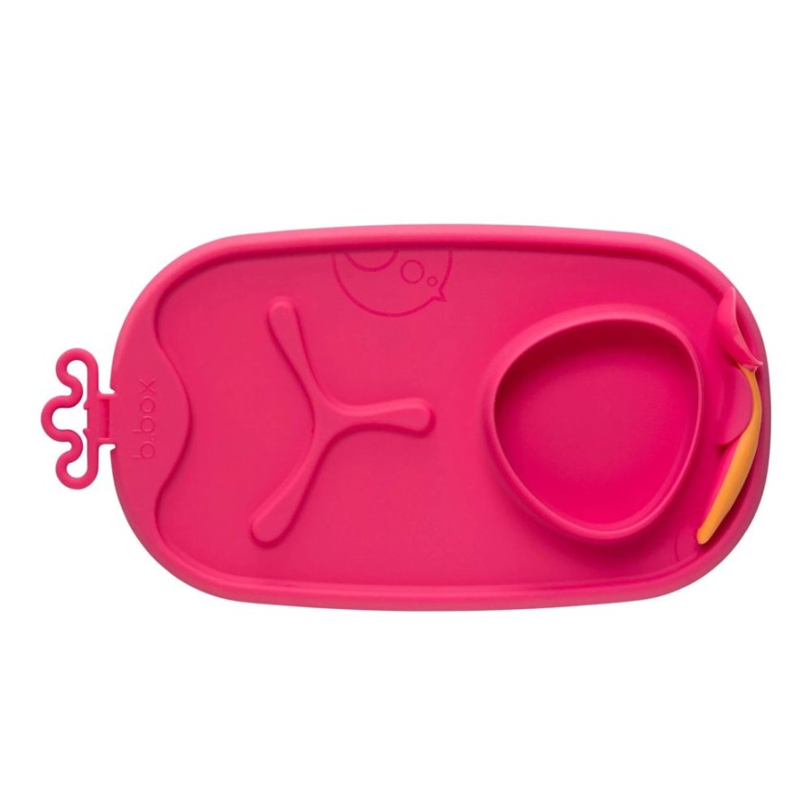 Shop Other Categories Bbox Feeding Accessories | Bbox Roll + Go Mat Strawberry Shake