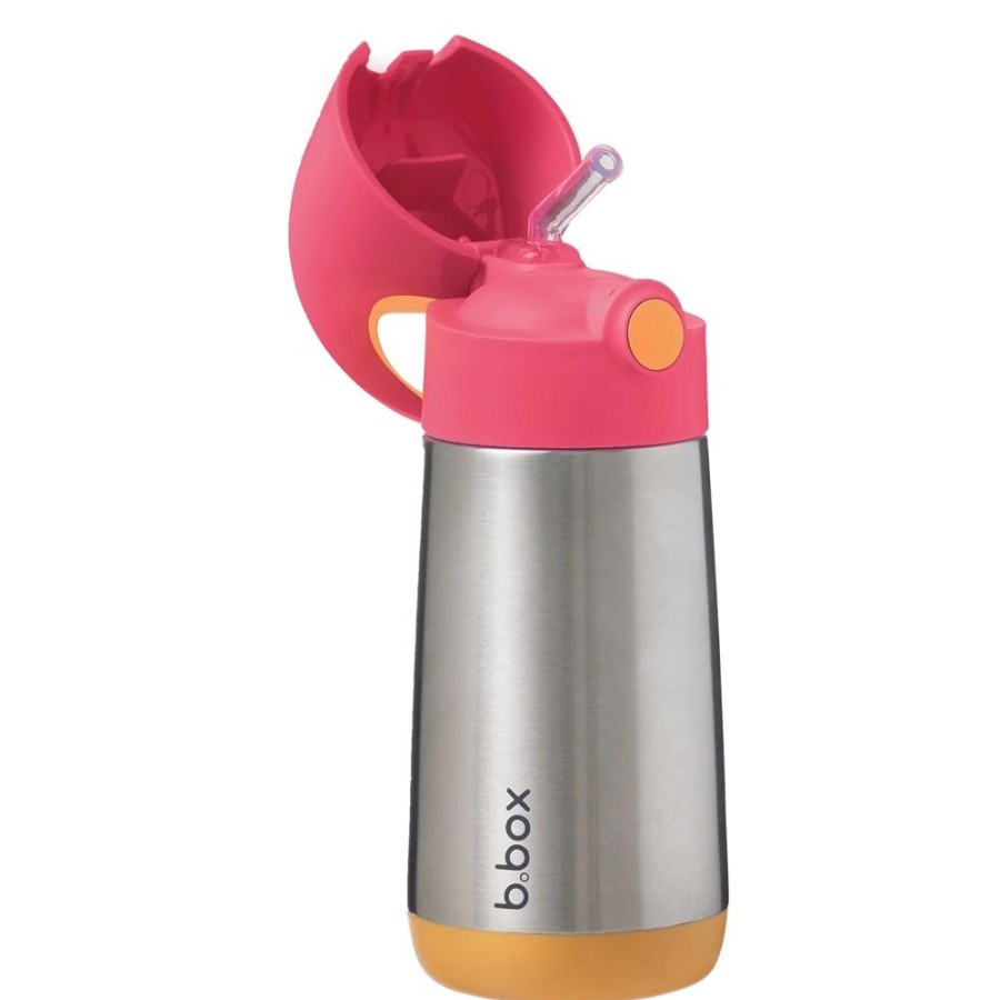 Shop Other Categories Bbox Feeding Accessories | Bbox Insulated Drink Bottle 350Ml Strawberry Shake