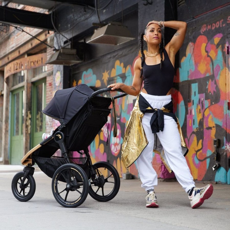 Prams & Strollers Baby Jogger | Baby Jogger City Summit X3 Stroller Robin Arzon Gold