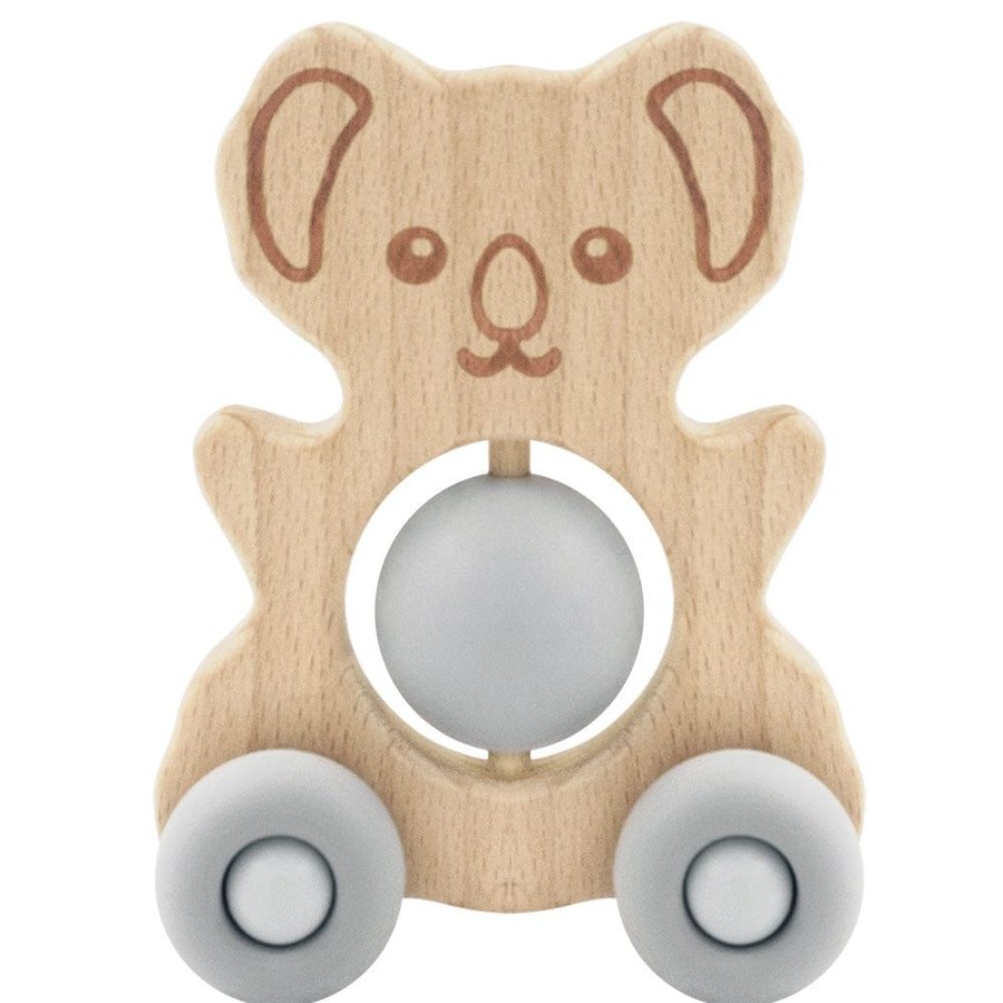 Prams & Strollers Living Textiles Pram & Stroller Toys | Playground By Living Textiles Push Along Koala