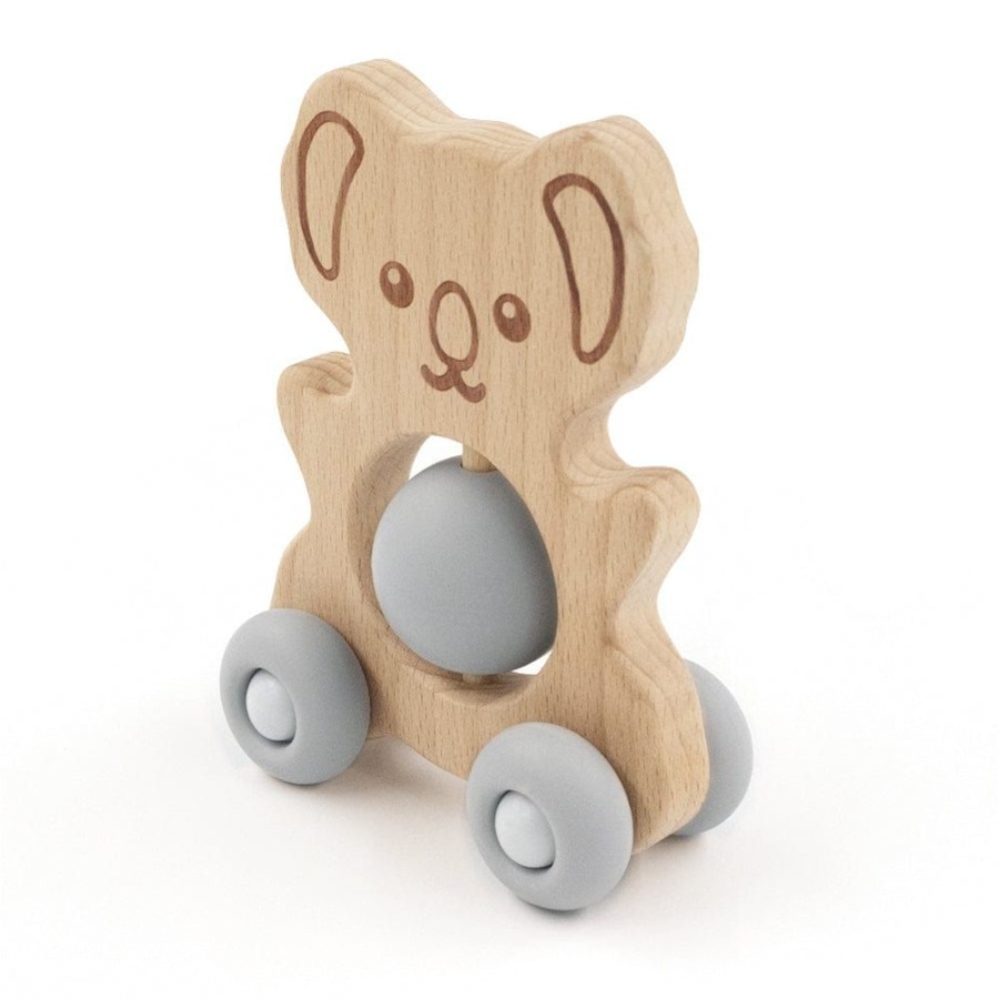 Prams & Strollers Living Textiles Pram & Stroller Toys | Playground By Living Textiles Push Along Koala