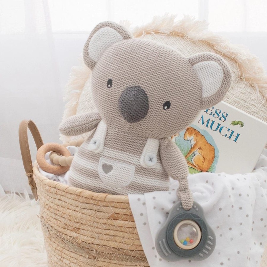 Prams & Strollers Lolli Living Pram & Stroller Toys | Living Textiles Activity Huggable Toy - Knitted Koala