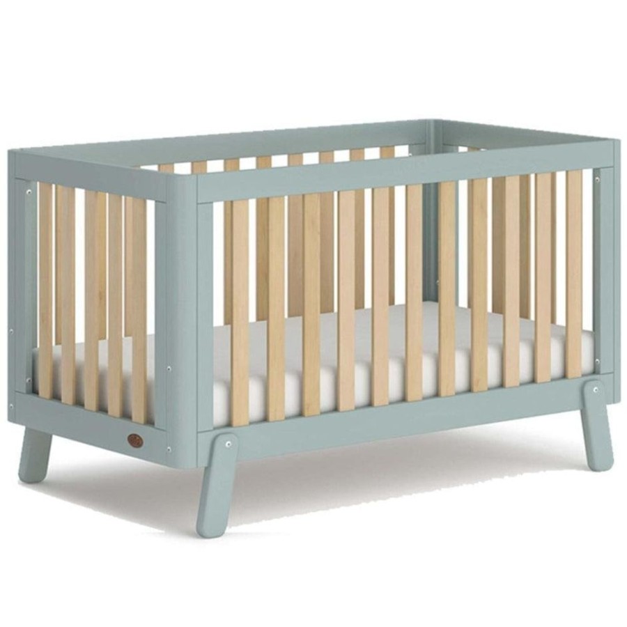 Nursery Furniture Boori Large Baby Cots | Boori Turin Fullsize Cot Bed Blueberry And Almond - Pre Order March Blueberry/Almond