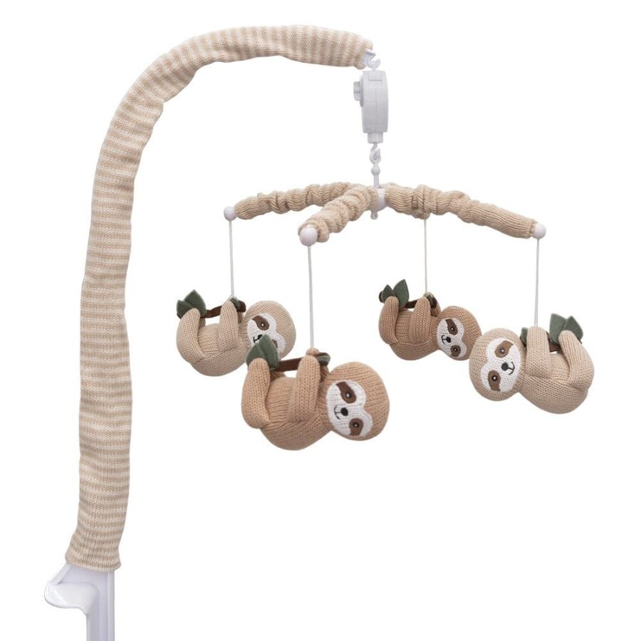 Shop Other Categories Living Textiles Cot Musical Mobiles | Living Textiles Cot Mobile - Sloth Sloth/Rainbow