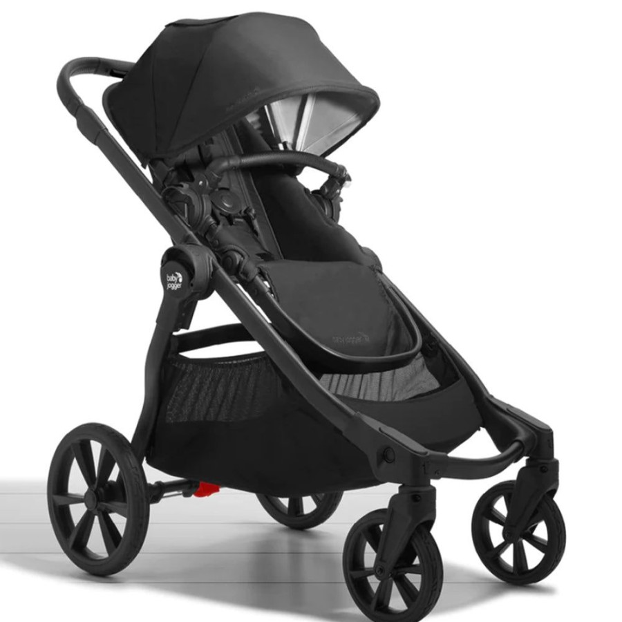 Prams & Strollers Baby Jogger | Baby Jogger City Select 2 Eco Premium Pram ( ) Lunar Black