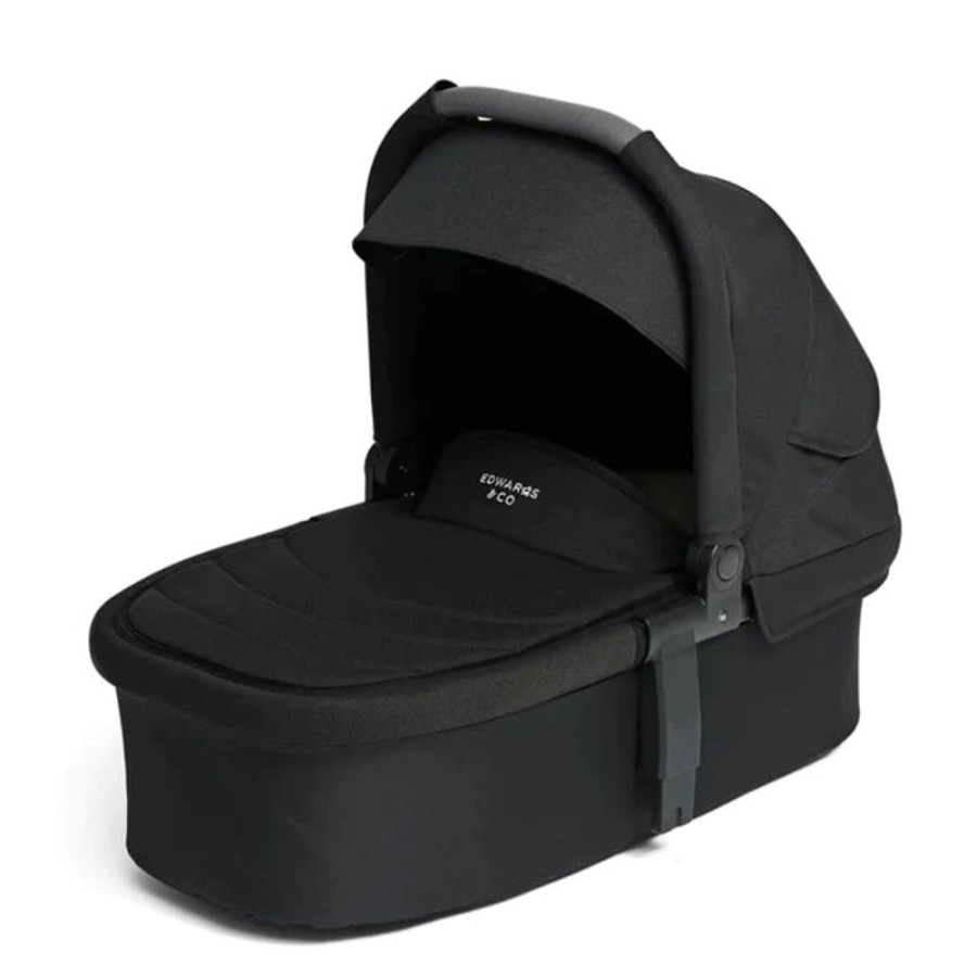 Prams & Strollers Edwards and Co | Edwards & Co Olive Pram + Second Seat ( ) And Free Carry Cot Valued At $299 Slate Grey