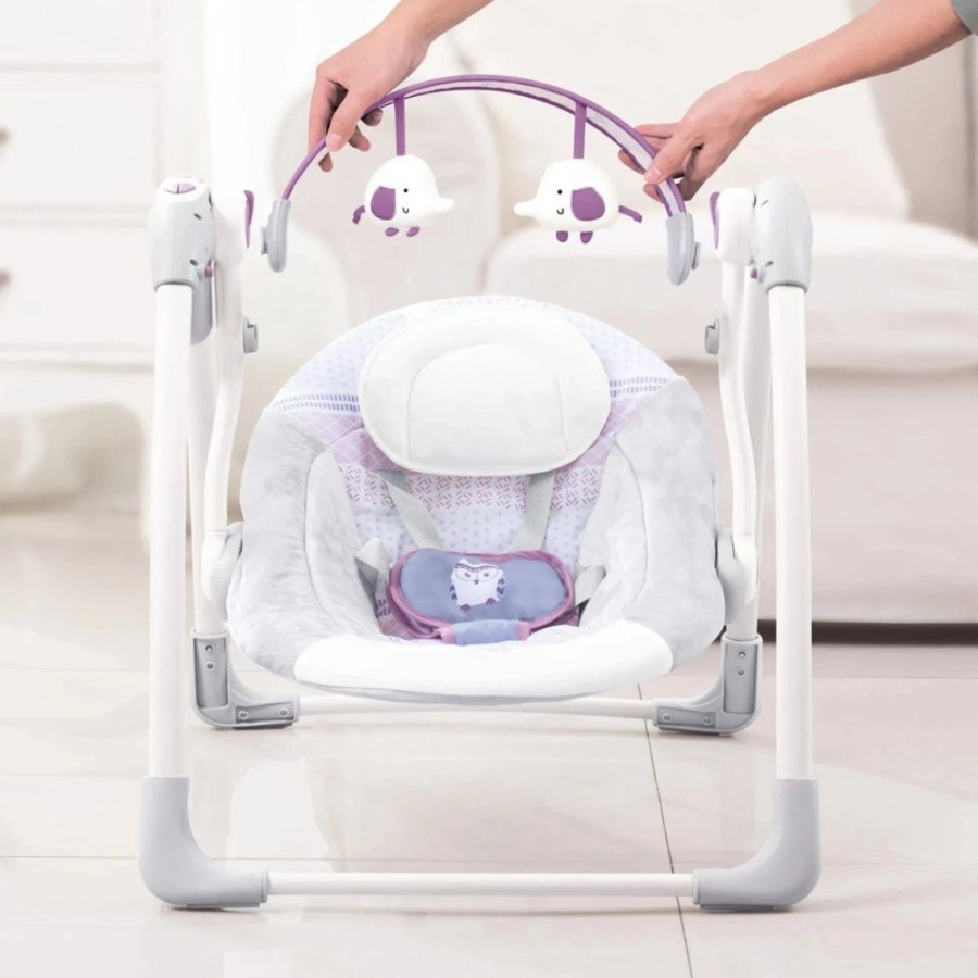 Nursery Furniture Love N Care | Love N Care Portable Swing Purple