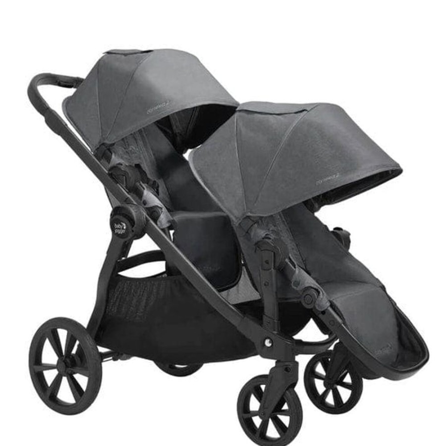 Prams & Strollers Baby Jogger | Baby Jogger City Select 2 Pram, Bassinet & Second Seat Package Radiant Slate