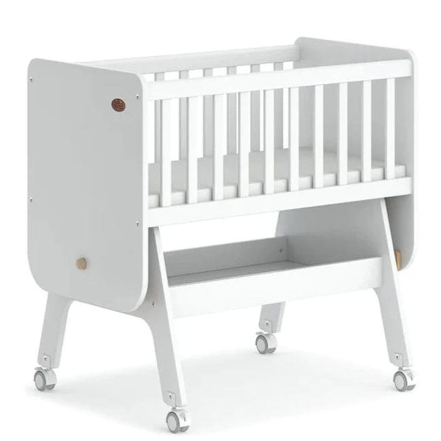 Nursery Furniture Boori | Boori Neat Rocking Cradle Barley And Almond (Mattress Included) Barley/Almond