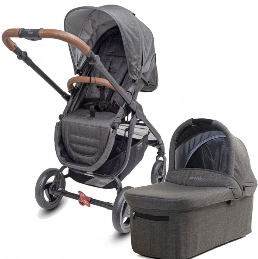 Prams & Strollers Valco Baby | Valco Baby Trend Ultra And Bassinet ( ) Charcoal