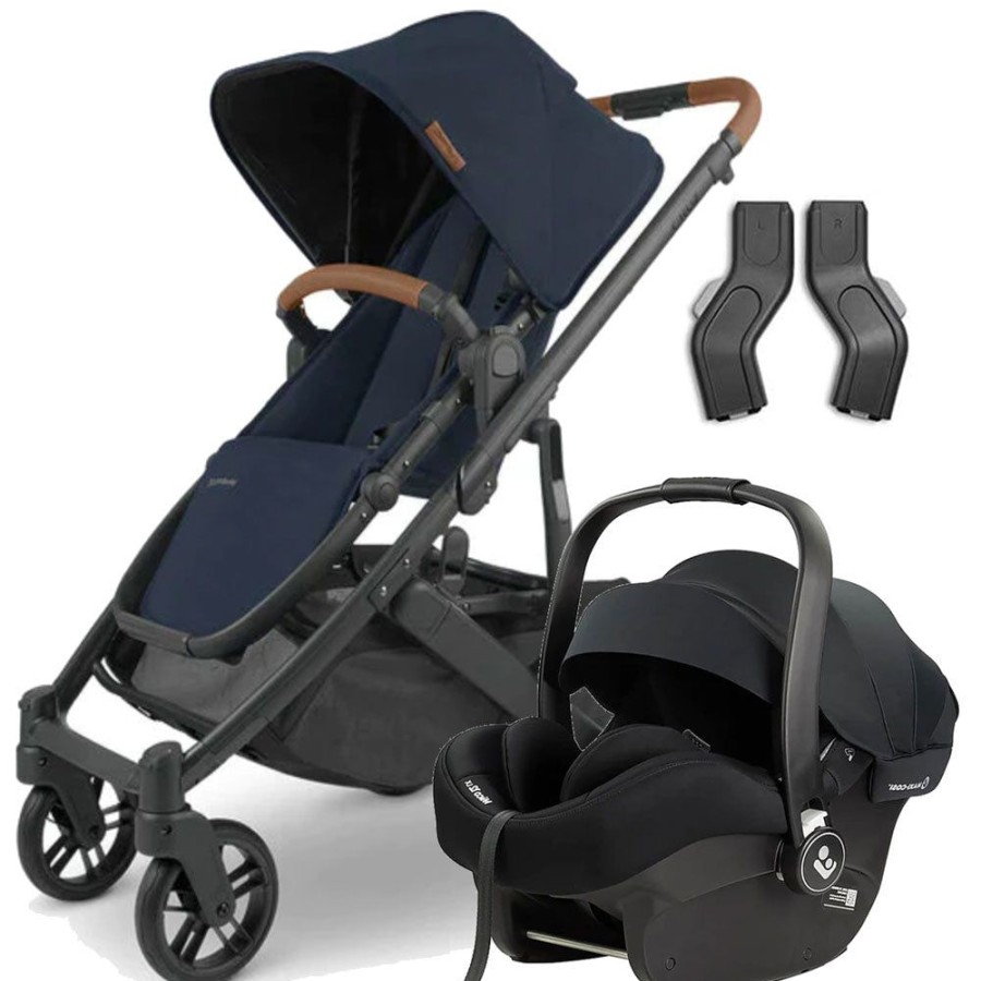 Prams & Strollers Uppababy | Uppababy Cruz V2 ( ) Maxi Cosi Mico 12 Lx (Onyx) Travel System Noa