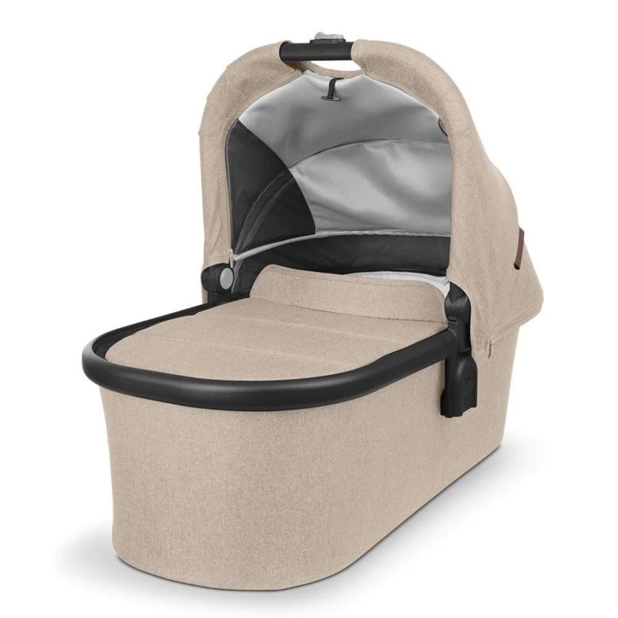 Prams & Strollers Uppababy Pram Bassinet & Carrycots | Uppababy Bassinet Oat Melange ( ) - Pre Order April Liam