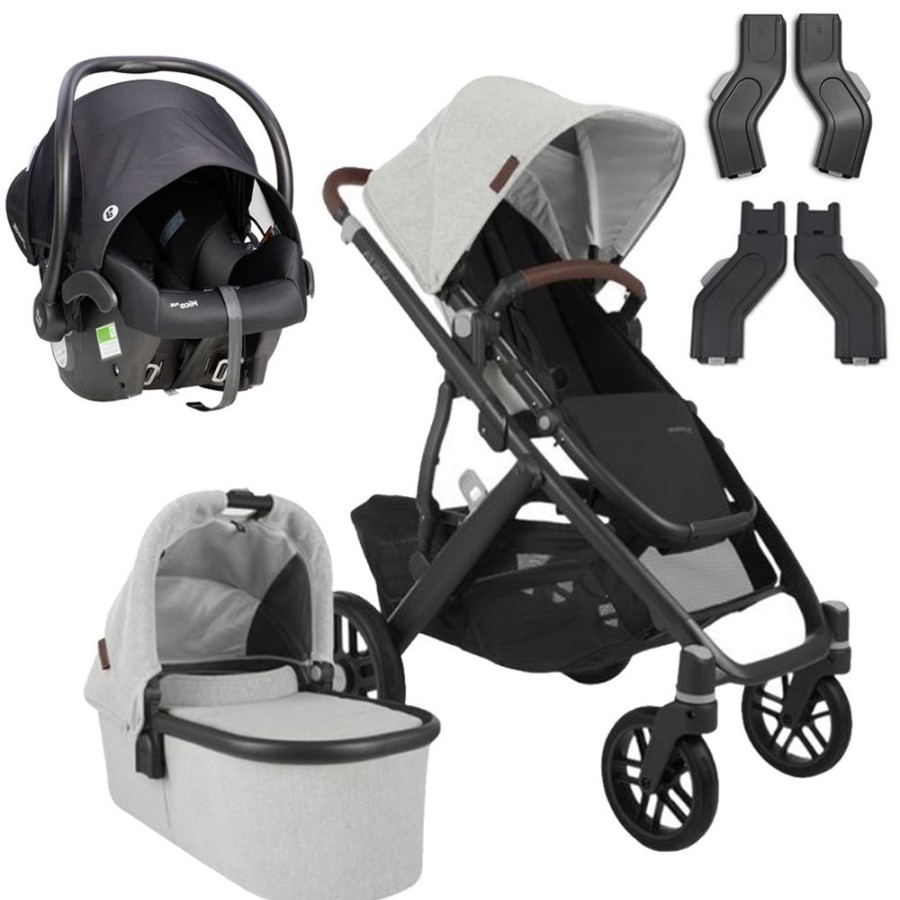 Prams & Strollers Uppababy | Uppababy Vista V2 Pram ( ) Maxi Cosi Mico Plus Isofix Travel System Anthony