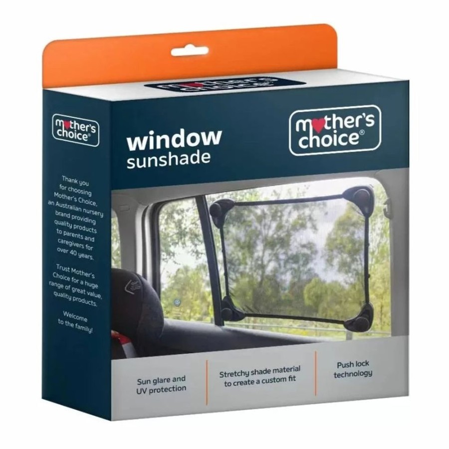 Car Seat & Boosters Mothers Choice | Mothers Choice Pushlock Stretch Sunshade