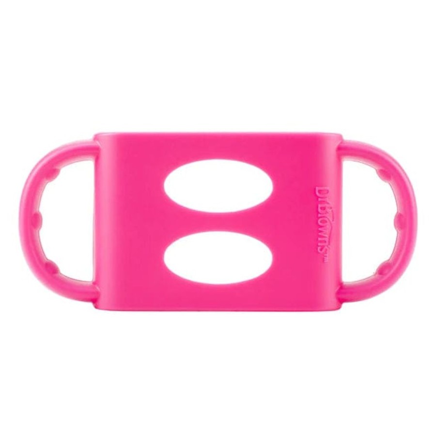 Shop Other Categories Dr Browns Feeding Accessories | Dr Browns Wide Silicone Handles Pink