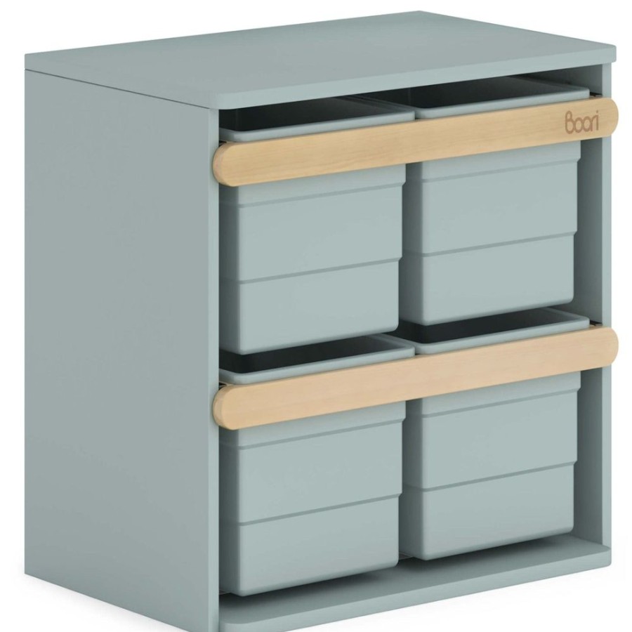 Nursery Furniture Boori Kids | Boori Tidy Toy Cabinet Blueberry And Almond - Pre Order Mid February Blueberry/Almond