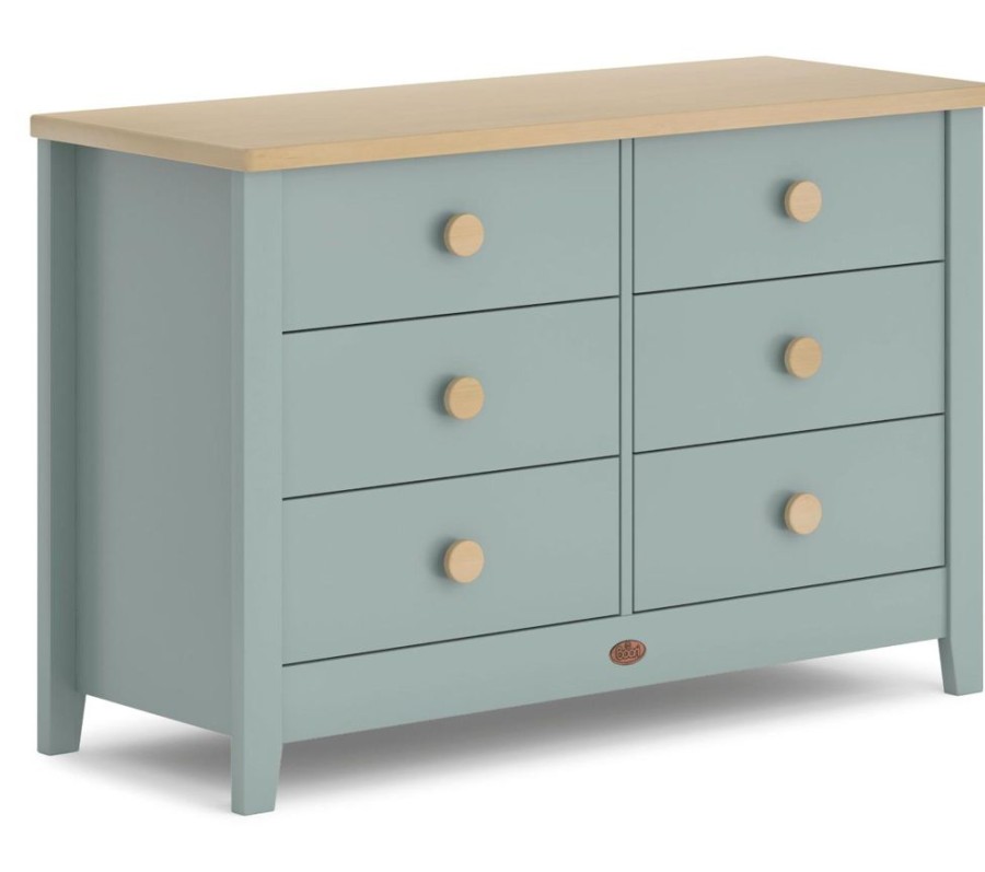 Nursery Furniture Boori | Boori 6 Drawer Chest V23 Blueberry And Almond Blueberry/Almond