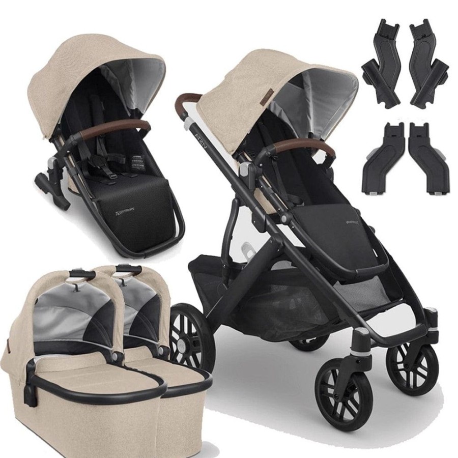 Prams & Strollers Uppababy | Uppababy Vista V2 Twin Pram Package ( ) Liam