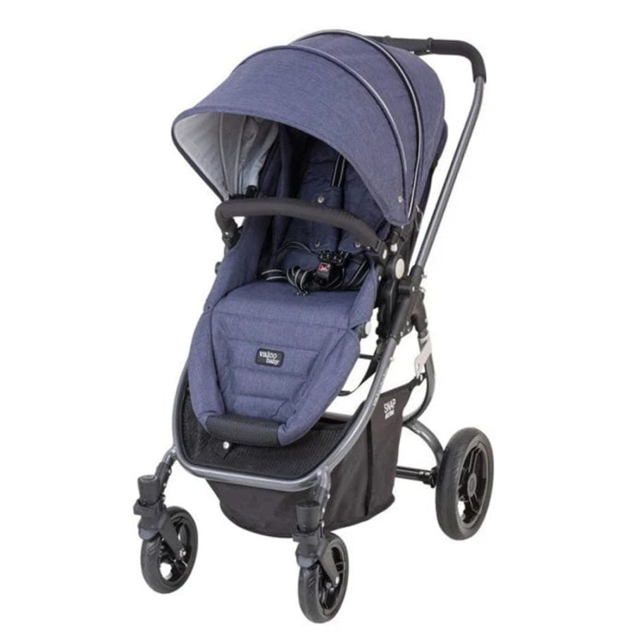 Prams & Strollers Valco Baby | Valco Baby Snap Ultra Tailor Made ( ) With Maxi Cosi Micoisofix Capsule (Onyx) Denim