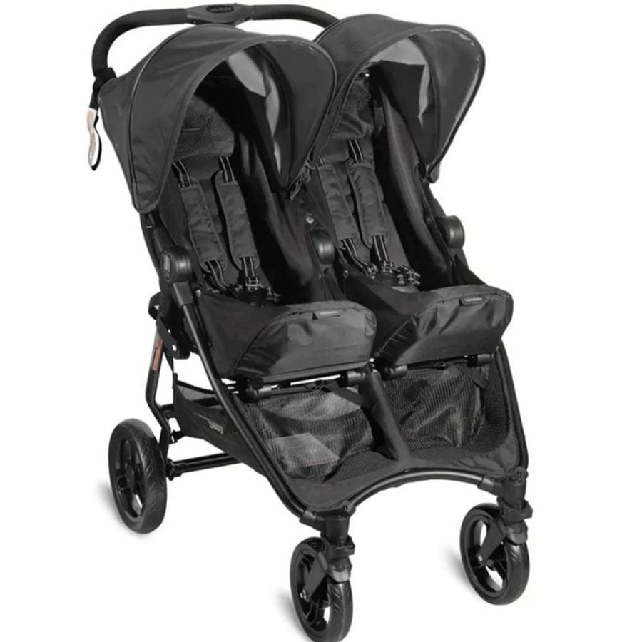 Prams & Strollers Valco Baby | Valco Baby Slim Twin Stroller Licorice