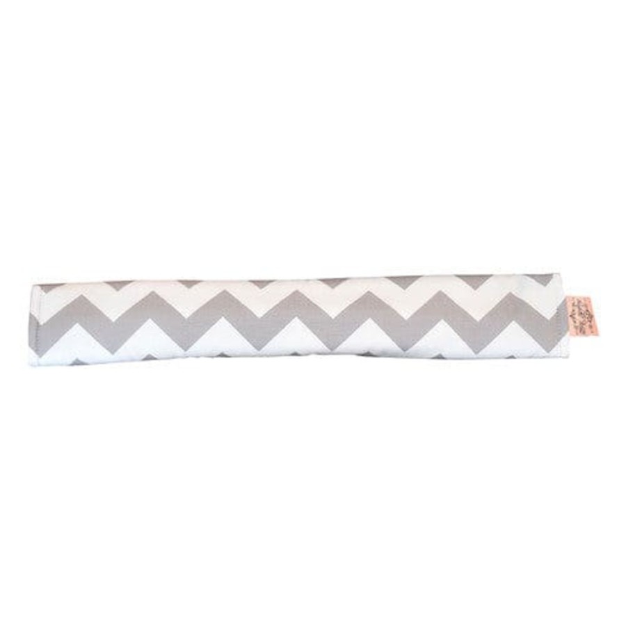 Car Seat & Boosters Bambella | Bambella Pram Bar Cover Chevron Grey Chev/Grey