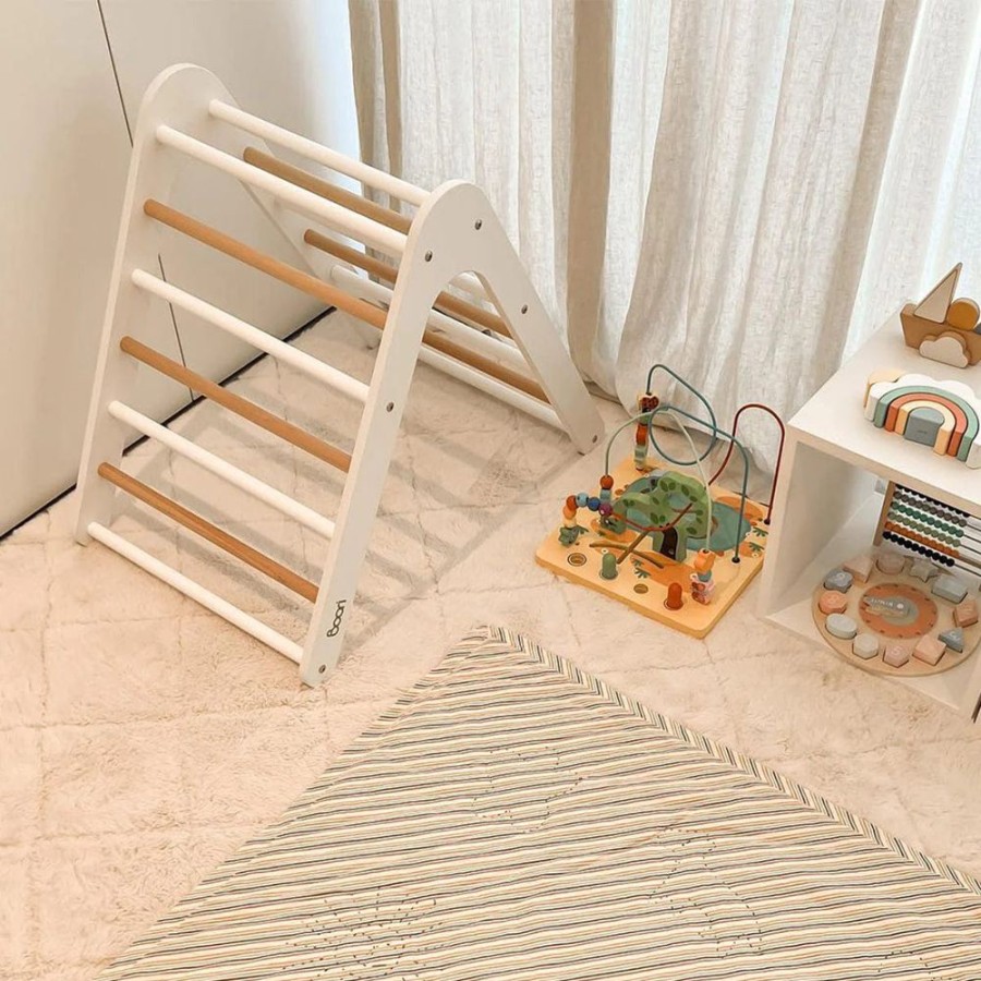 Nursery Furniture Boori Kids | Boori Tidy Pikler Climbing Triangle V23 Barley And Almond Barley/Almond