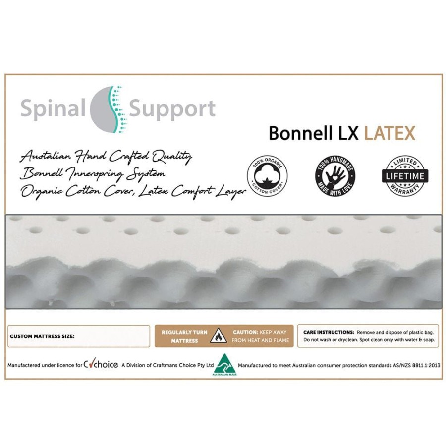 Nursery Furniture Spinal Support | Baby Cot Bonnell Organic Latex Mattress 690 X 1300