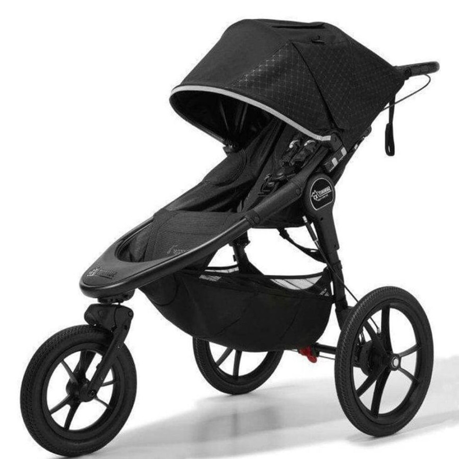 Prams & Strollers Baby Jogger | Baby Jogger City Summit X3 Stroller Midnight Black