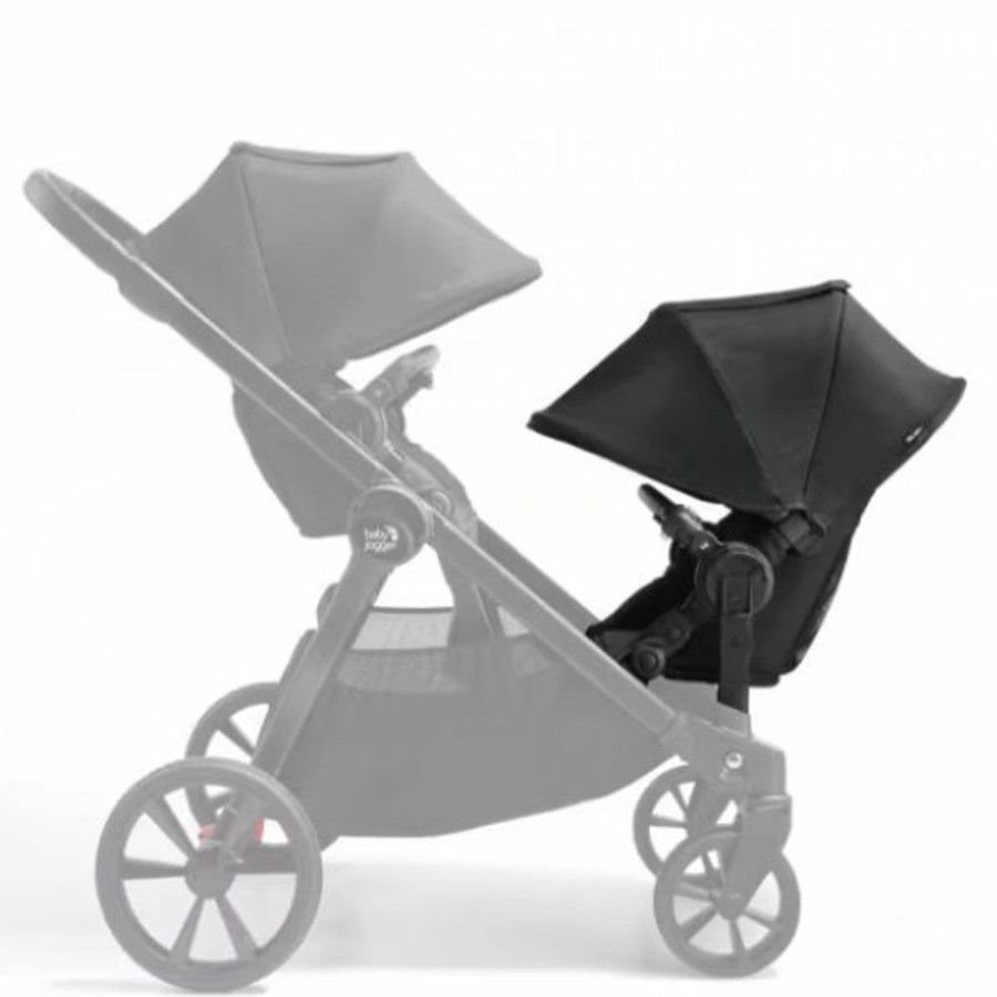 Prams & Strollers Baby Jogger Pram Second Seats | Baby Jogger Select 2 Premium Eco Second Seat ( ) Lunar Black