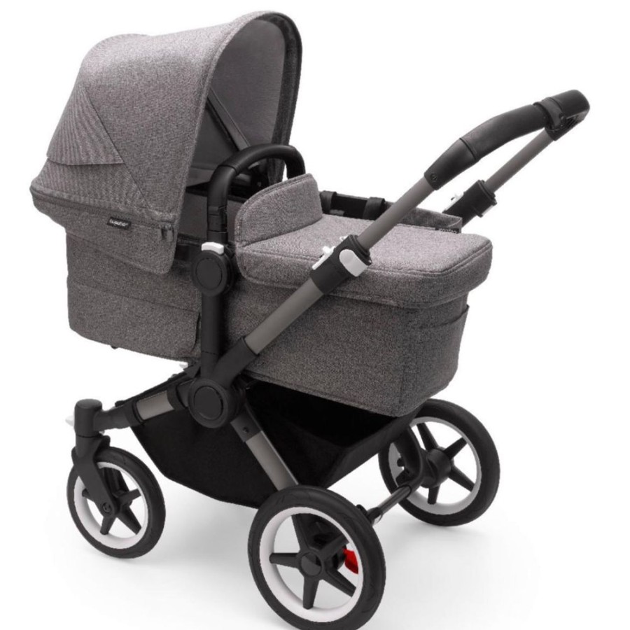 Prams & Strollers Bugaboo | Bugaboo Donkey 5 Mono Pram Graphite/Grey Melange