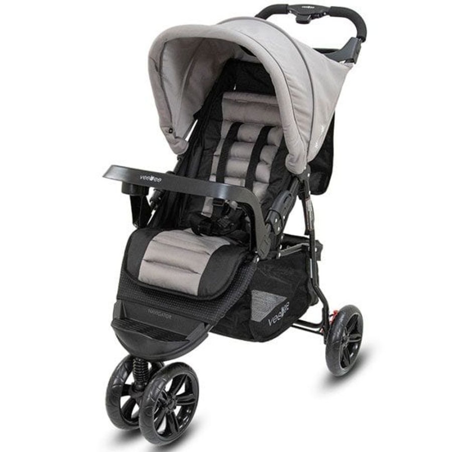 Prams & Strollers VeeBee | Veebee Navigator Stroller 3 Wheel Fauna