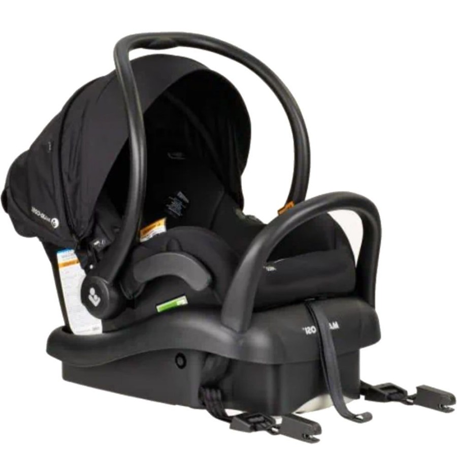 Prams & Strollers Bugaboo | Bugaboo Dragonfly Pram Grey Melange & Maxi Cosi Mico Plus Isofix Capsule (Onyx) With Adapter Bundle