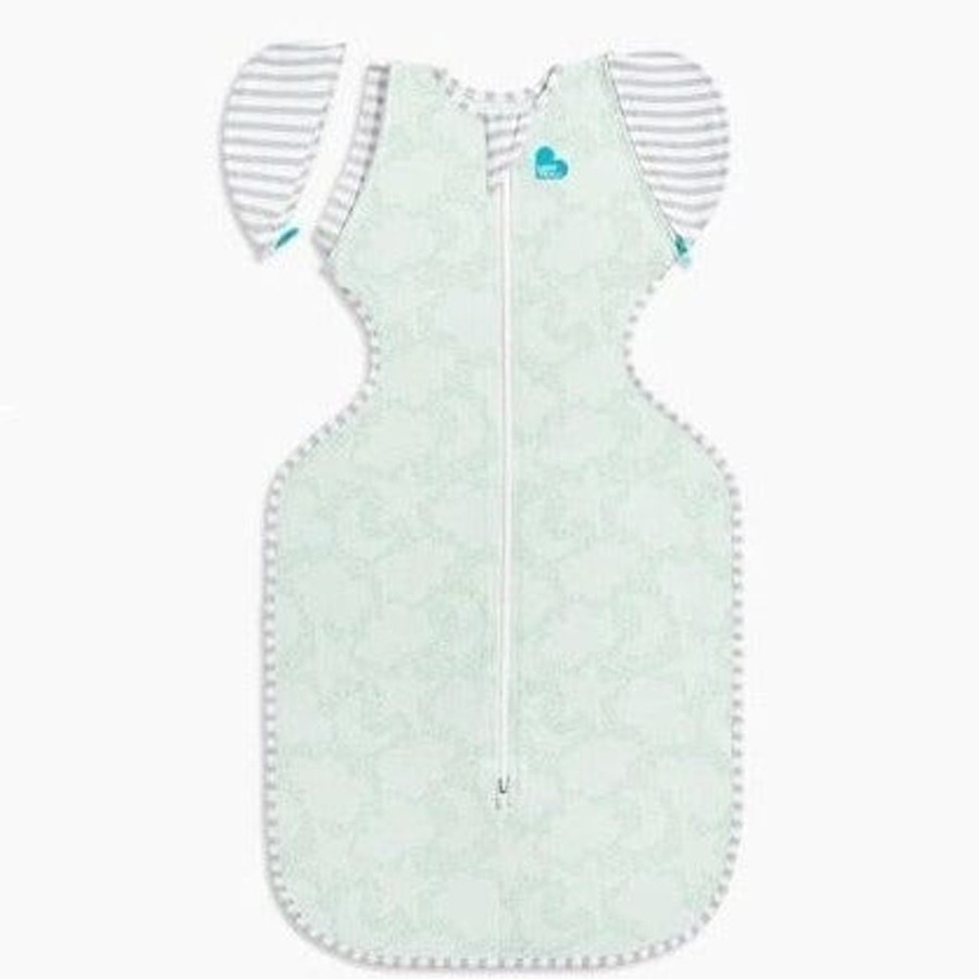 Shop Other Categories Love To Dream Sleeping Bags & Suits | Love To Dream Swaddle Up Transition Bag Organic 1.0 Tog Large Celestial Mint