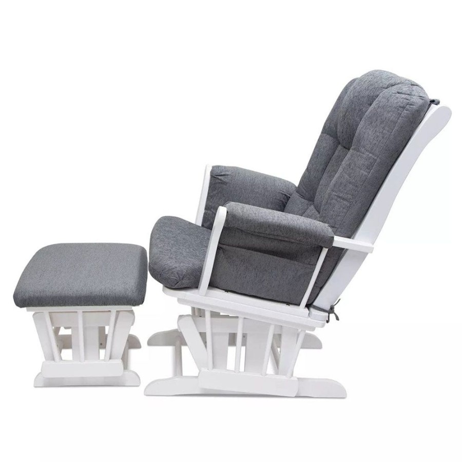 Nursery Furniture Valco Baby | Valco Bliss Glider Antique Grey