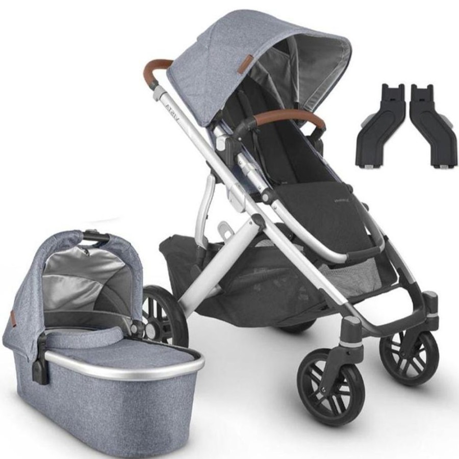 Prams & Strollers Uppababy | Uppababy Vista V2 Pram ( ) Free Adaptor & Footmuff Gregory