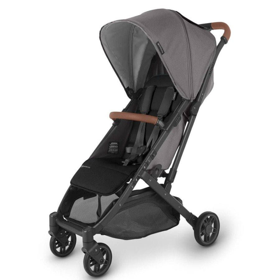 Prams & Strollers Uppababy | Uppababy Minu V2 Travel Stroller Charcoal Melange ( ) Greyson