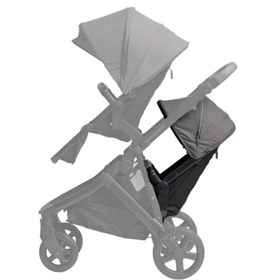 Prams & Strollers Edwards and Co | Edwards & Co Olive Pram ( ) + Free Second Seat Valued At $299 Slate Grey