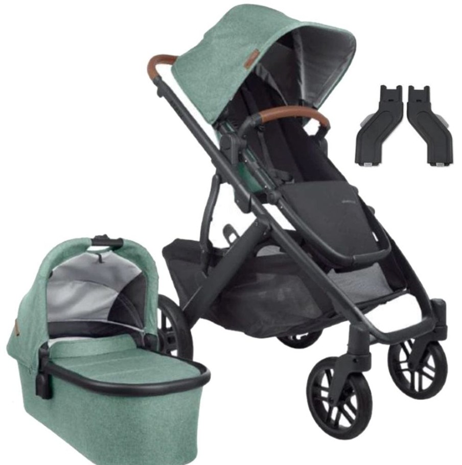 Prams & Strollers Uppababy | Uppababy Vista V2 Pram ( ) Free Adaptor & Footmuff Gwen