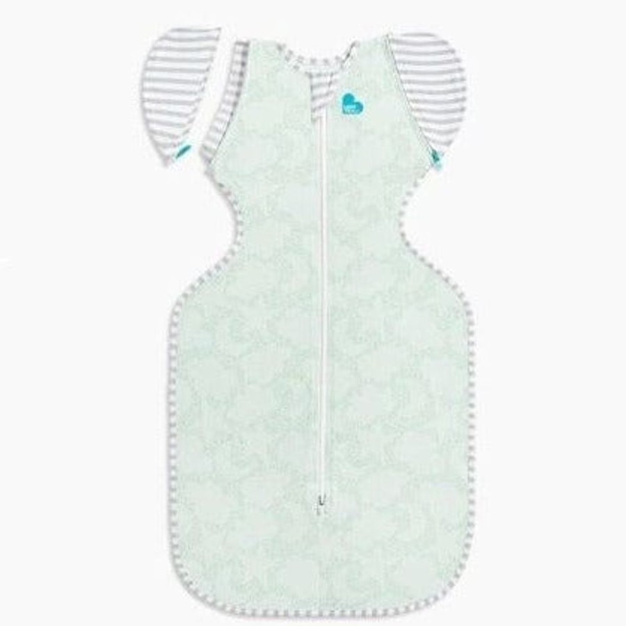 Shop Other Categories Love To Dream Swaddles & Baby Wraps | Love To Dream Swaddle Up Transition Bag Organic 1.0 Tog Medium Celestial Mint