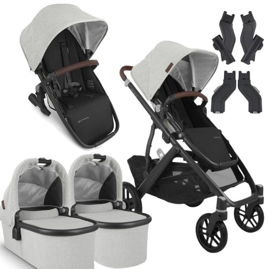 Prams & Strollers Uppababy | Uppababy Vista V2 Twin Pram Package ( ) Anthony