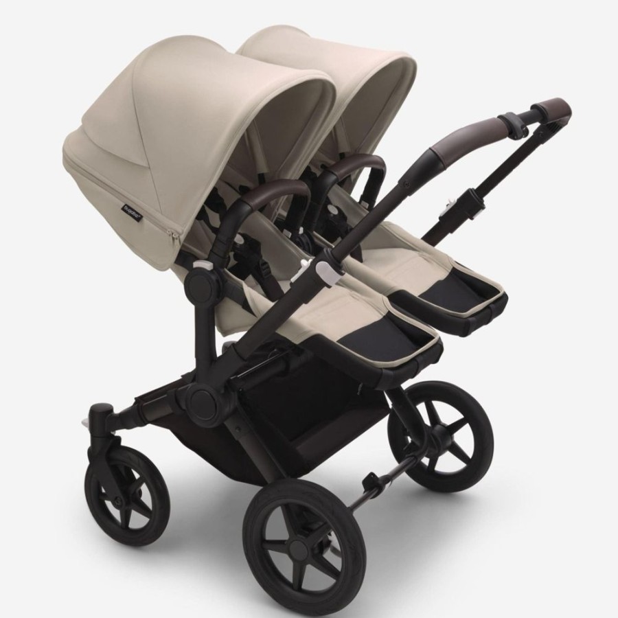 Prams & Strollers Bugaboo | Bugaboo Donkey 5 Twin Pram Black/Desert Taupe