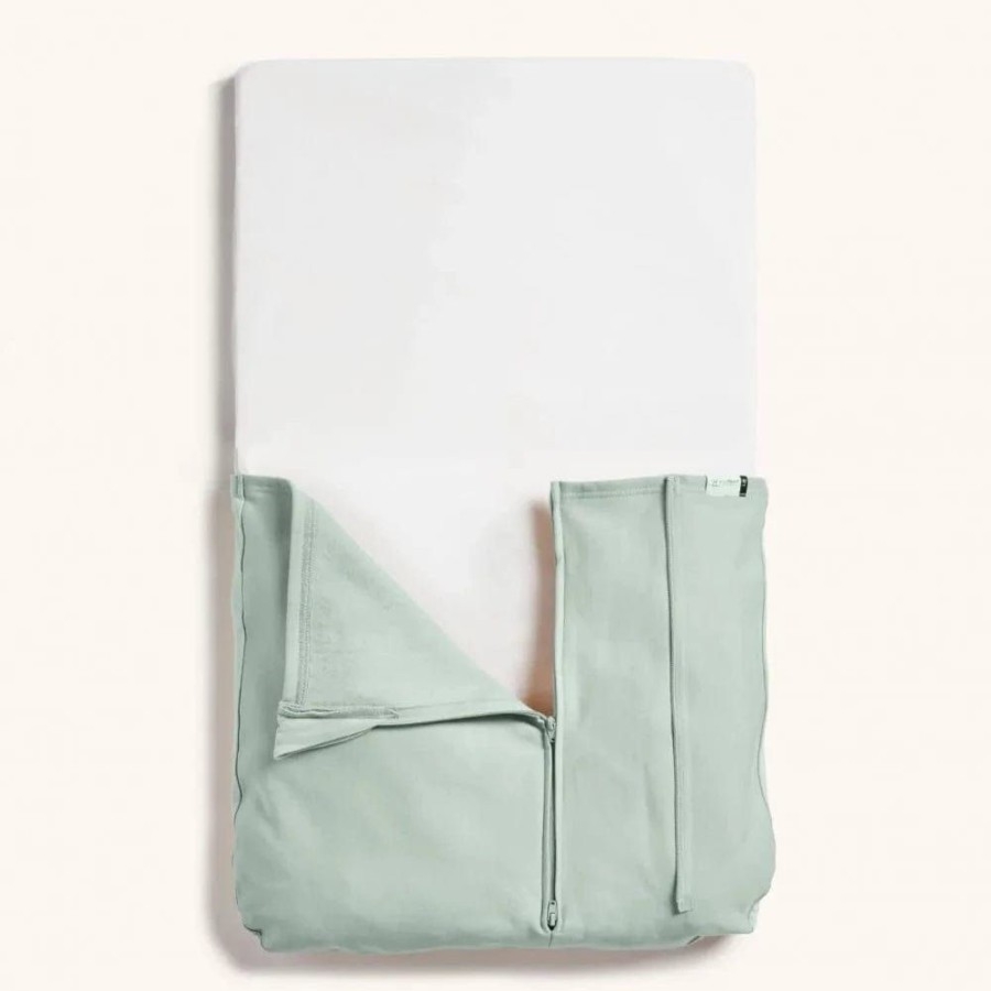 Shop Other Categories ErgoPouch Bassinet & Cot Linen | Ergopouch Cot Tuck Sheet Sage