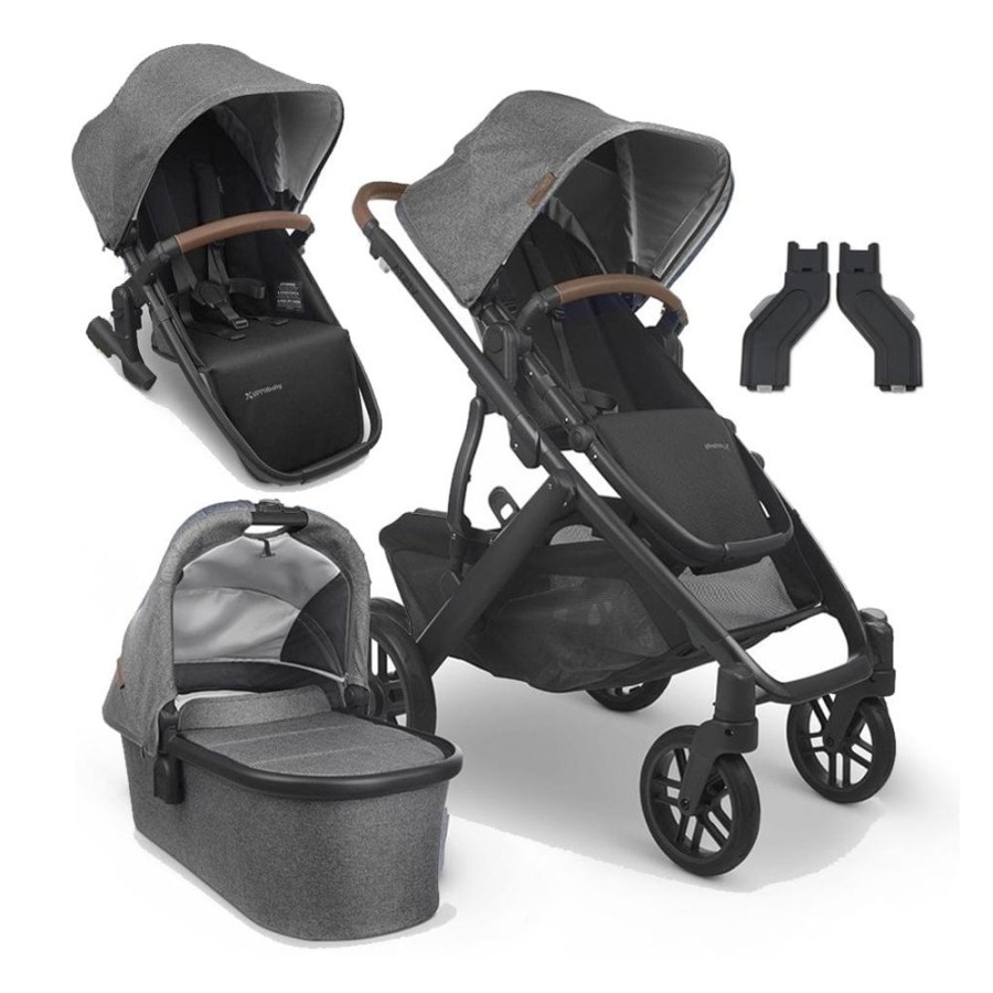 Prams & Strollers Uppababy | Uppababy Vista V2 Duo Pram Package ( ) Greyson